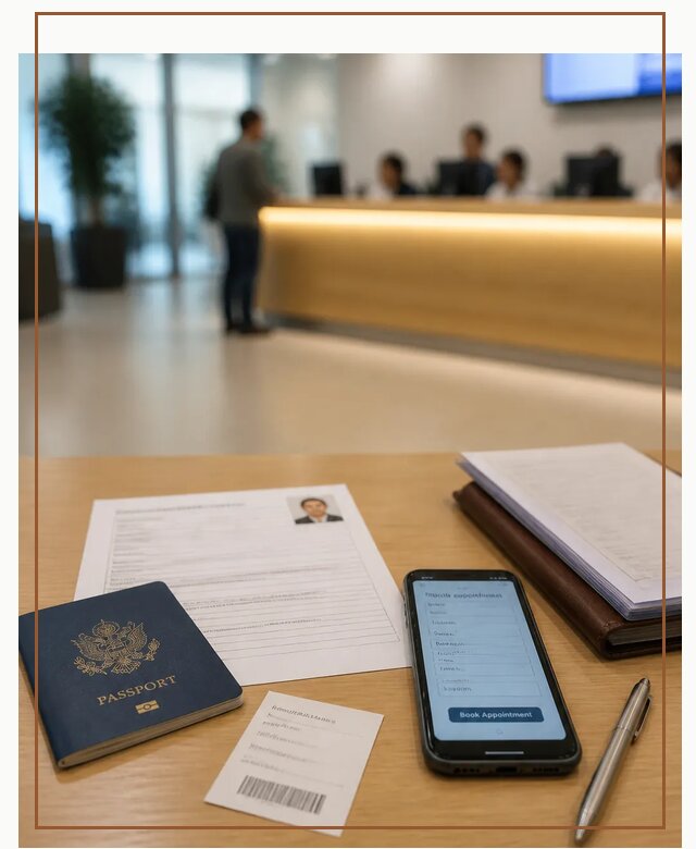 Запись в визовый центр в Дюртюли для подачи документов