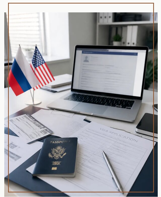 Оформление визы в США для туристов и бизнеса в Дюртюли