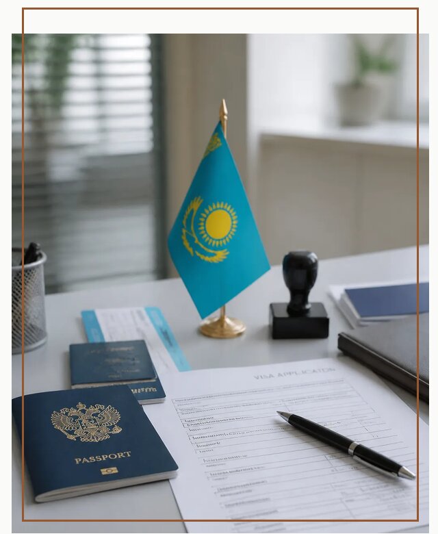 Оформление визы в Казахстан для поездки и работы в Дюртюли